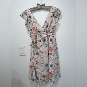 Jesica Simpson floral maternity dress size small